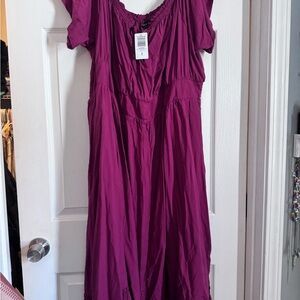 Torrid Magenta Midi Dress